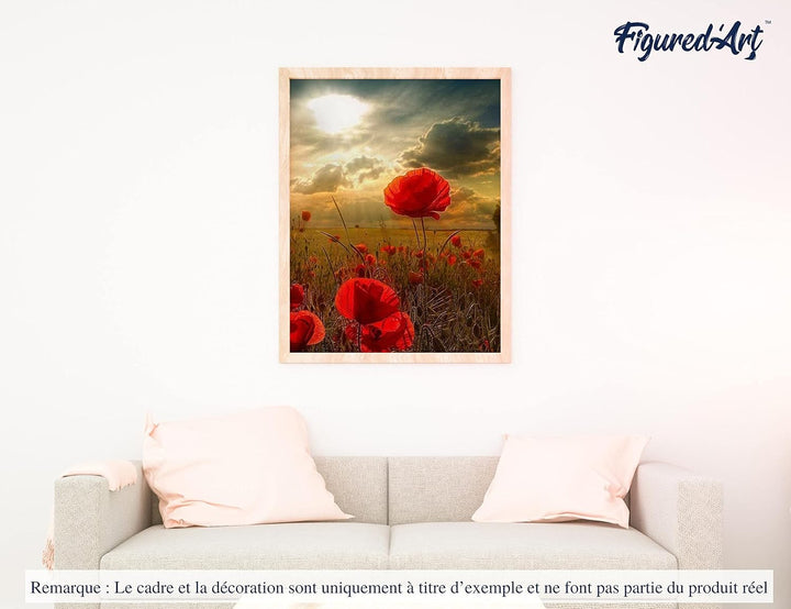 Figured'Art Malen Nach Zahlen Erwachsene Mit Rahmen Blumen und Obst - Severin Roesen - Paint by Numb
