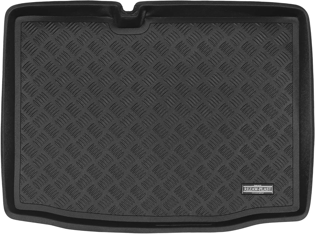 SMK Beige Kofferraumwanne Kofferraummatte passt für Volkswagen UP ab 2011 antirutschmatte Auto Koffe