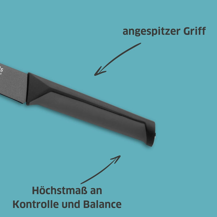 Kuppels BLACK Fleischmesser, 20 cm, gehärteter Klingenstahl, rostfrei