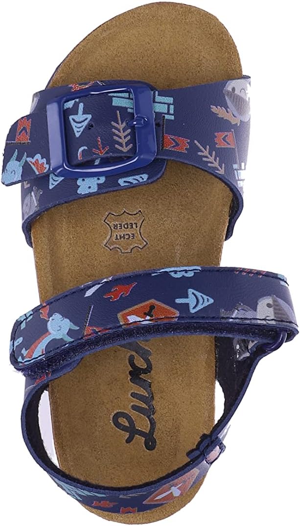 Lurchi Mädchen Onja Sandale 34 EU Navy Dino, 34 EU Navy Dino