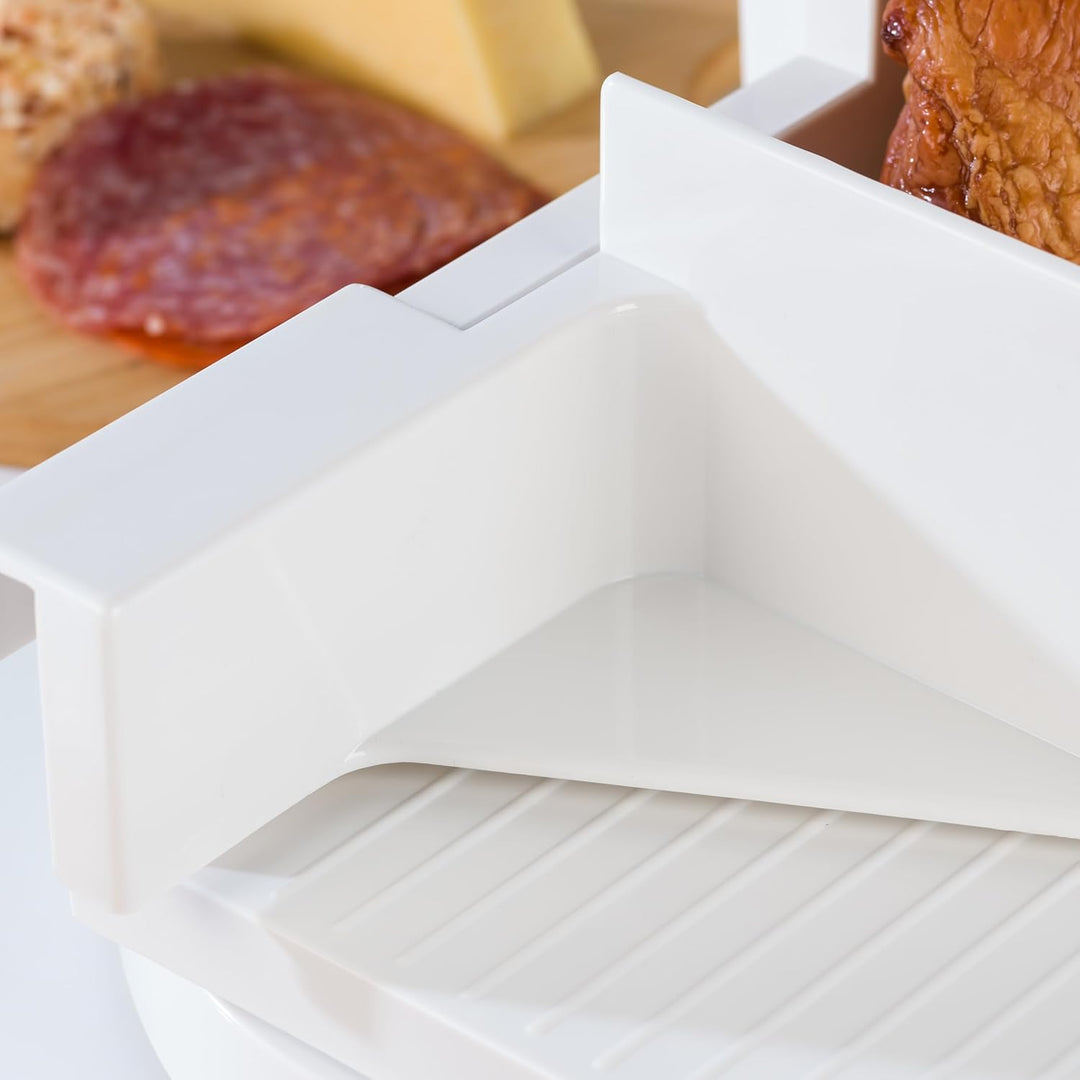 Progress Elektrischer Allesschneider – 150W Fleisch-, Brot- & Käseschneider, Einstellbare Schnittstä
