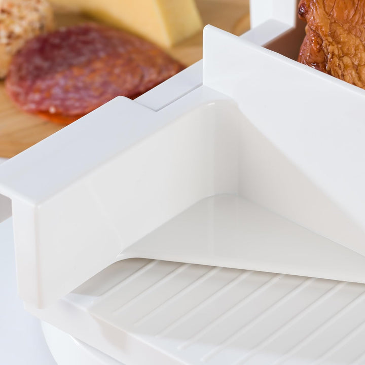 Progress Elektrischer Allesschneider – 150W Fleisch-, Brot- & Käseschneider, Einstellbare Schnittstä