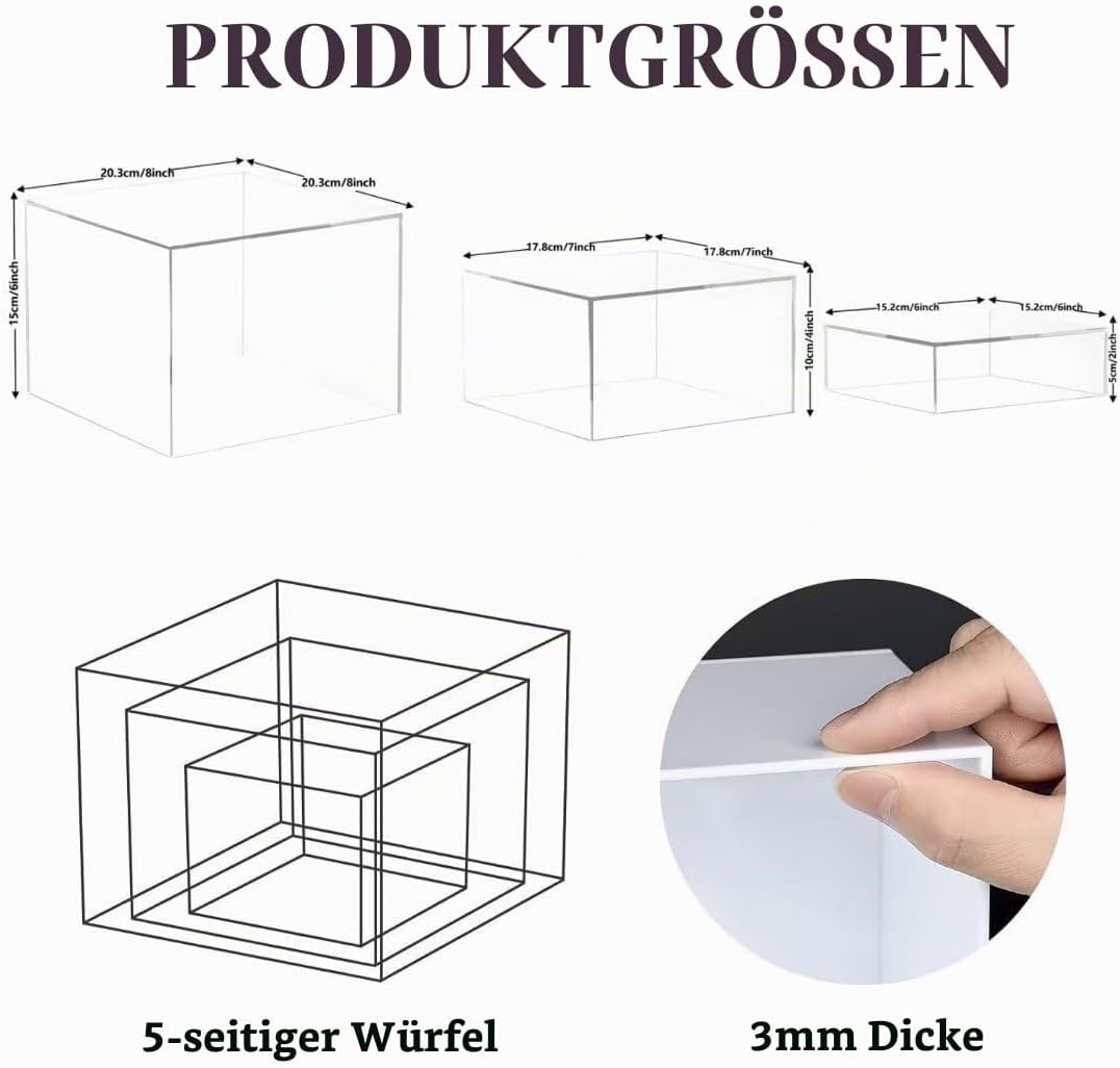 Buffet Ständer Acryl, 6&