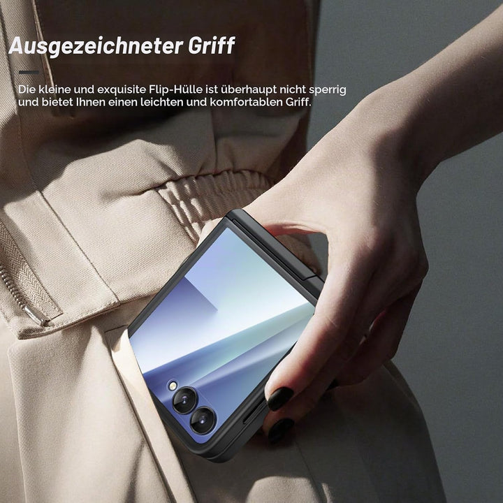 Doeshine für Samsung Galaxy Z Flip 7 Hülle [Not für Flip 7FE] mit Mag-Safe, Ständer und Displayschut