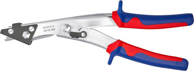 Knipex Blechknabber vernickelt, mit Mehrkomponenten-Hüllen 280 mm 90 55 280