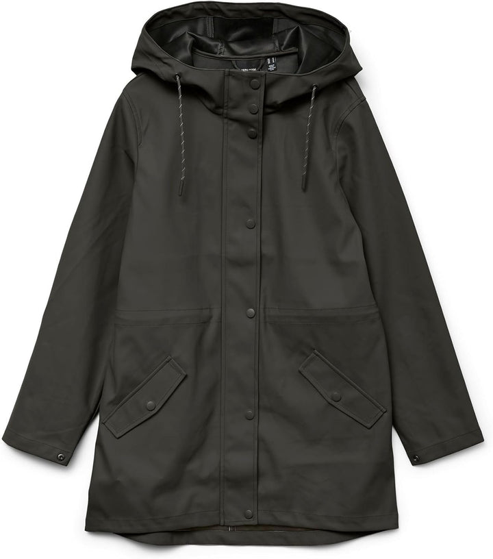 VERO MODA Damen Vmmalou Coated Jacket Noos XS Tall Peat, XS Tall Peat