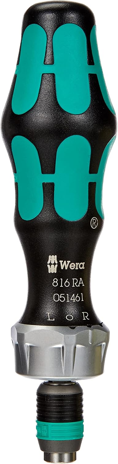 Wera Ratschenschraubendreher 816 RA, 1/4 Zoll x 142.0 mm, 05051461001 / Einzelbett, / Einzelbett