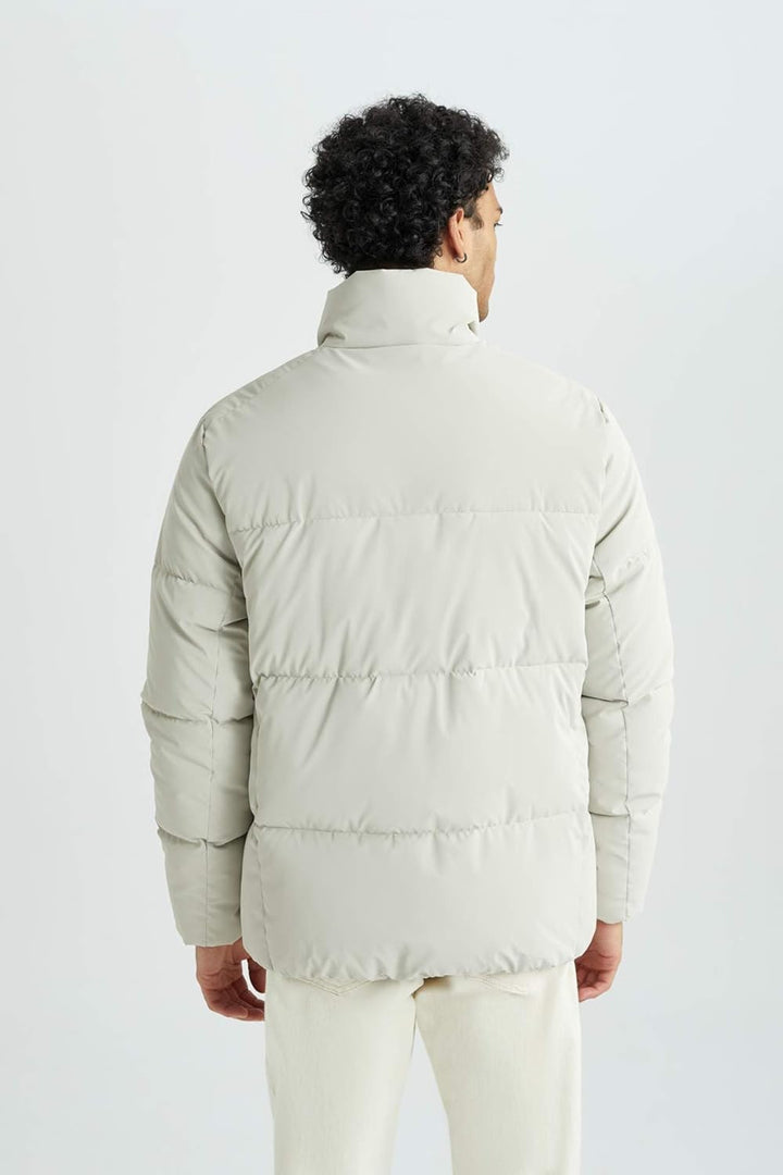 DeFacto Herren Jacket L Off White, L Off White