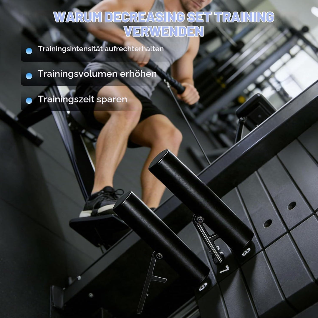 Gym Pin für Zusatzgewicht, 2 Stück Gewichtsstapelstift Ersatz Drop Set Stifte für Fitnessstudio Load
