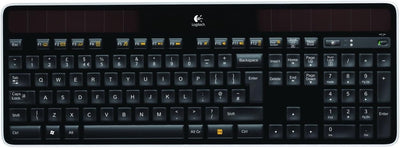 Logitech K750 Kabellose Solar Tastatur für Windows, 2,4 GHz kabellos mit USB-Unifying-Empfänger, Ult