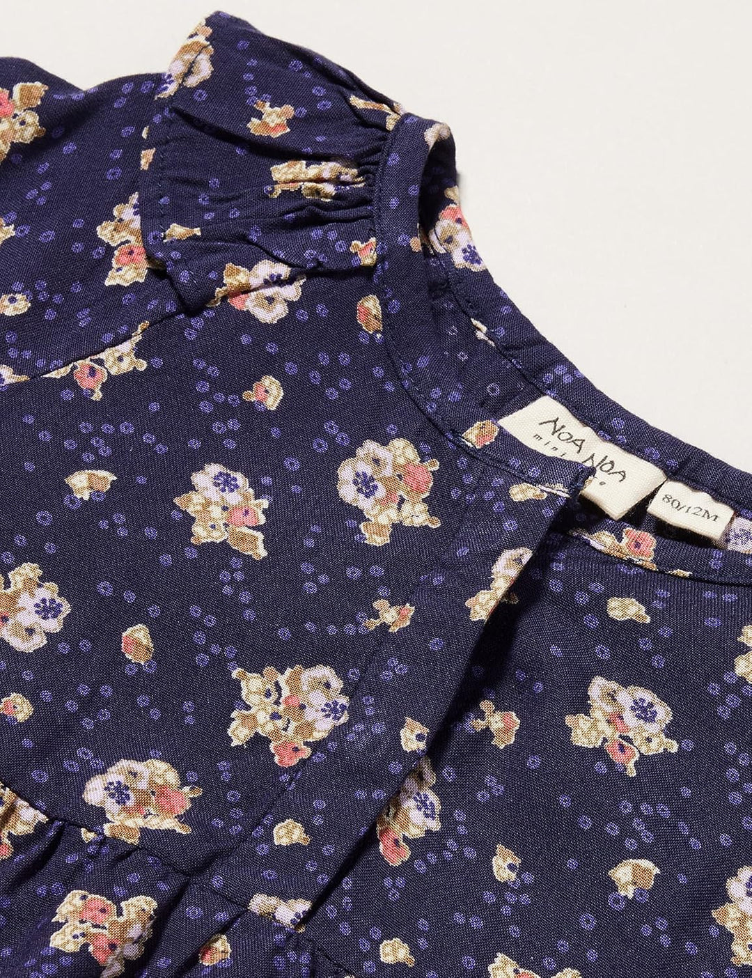 Noa Noa Baby-Mädchen Nurannm Dress 68 Print Blue, 68 Print Blue