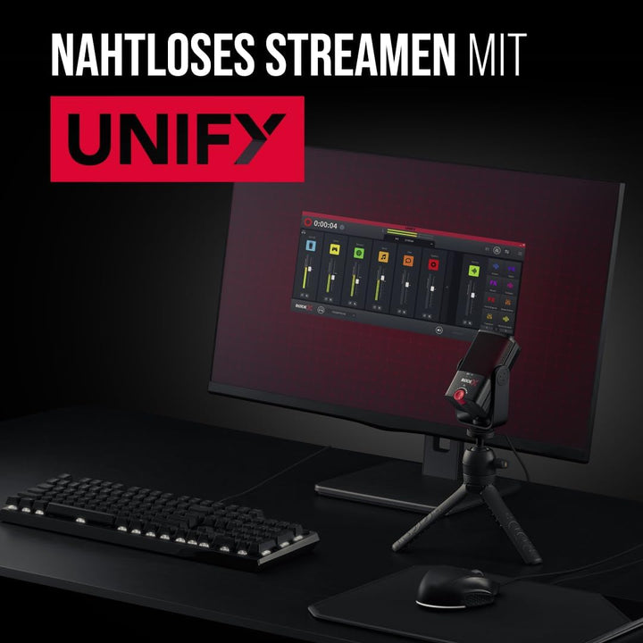 RØDE X XCM-50 Professionelles USB-Kondensatormikrofon und virtuelle Mixing-Lösung für Streamer und G