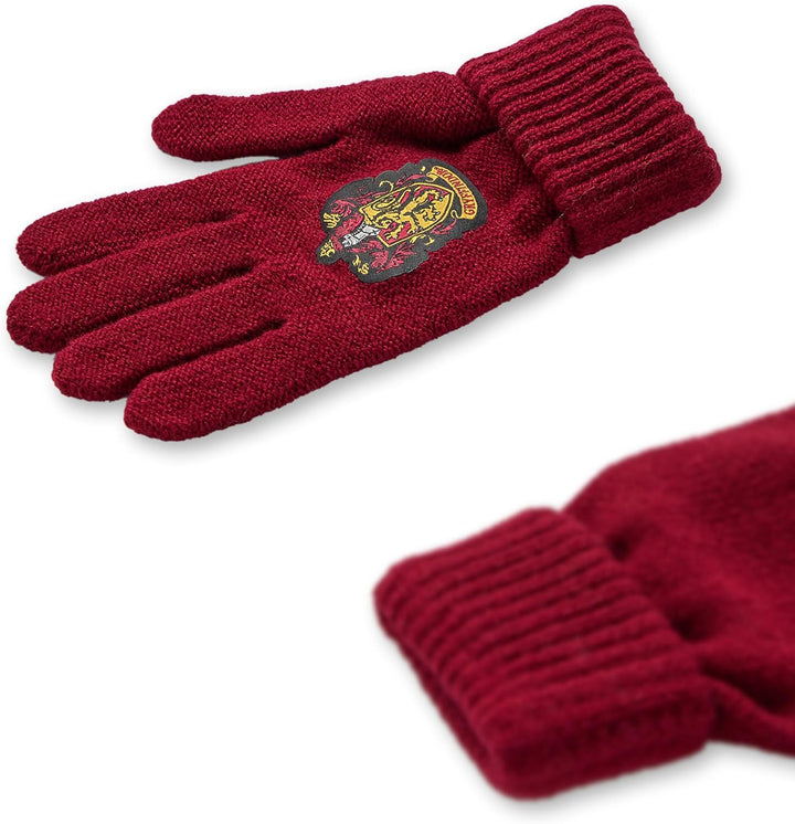 Harry Potter Hut und Handschuhe Set Erwachsene | Herren Damen Gryffindor Ravenclaw ODER Slytherin Hu