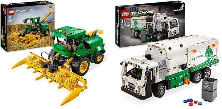 LEGO Technic John Deere 9700 Forage Harvester, Mähdrescher-Spielzeug zum Bauen & Technic Mack LR Ele