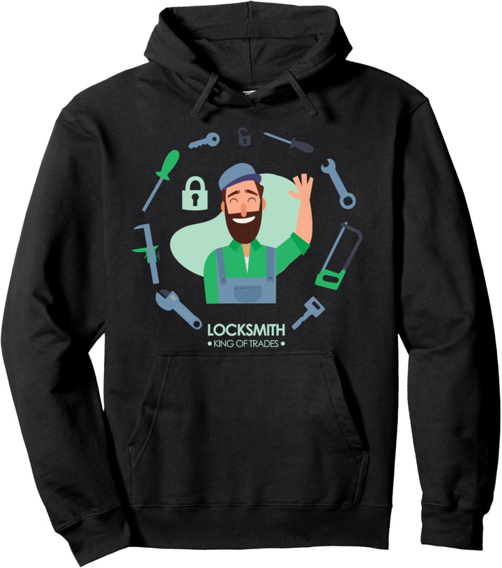 Schlüsseldienst Schlosser Schlüssel Schlüsselnotdienst Pullover Hoodie
