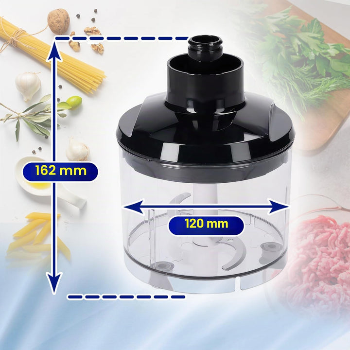 MONTERAL Blender Zerkleinerer für Stabmixer mit Originalcode 12043110 für Bosch MaxoMixx - Garantie