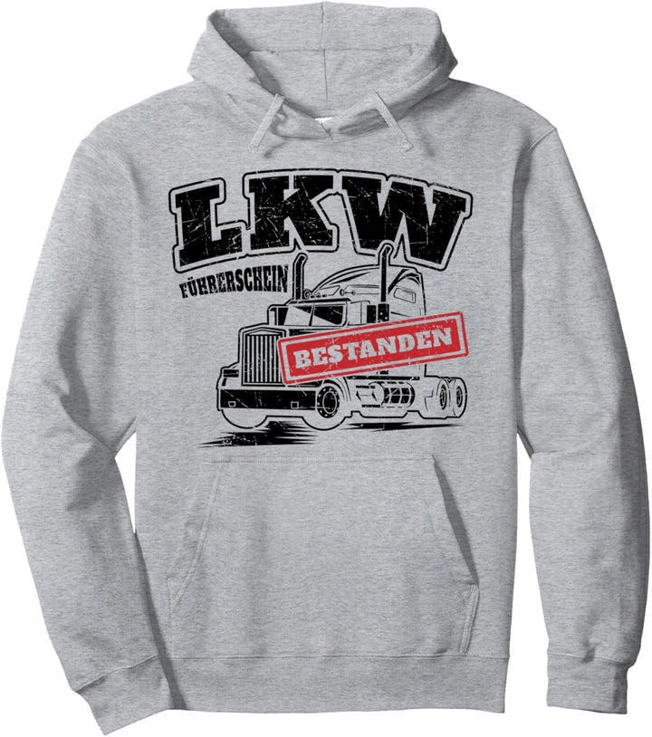 Lkw Führerschein Bestanden Trucker Brummi Pullover Hoodie