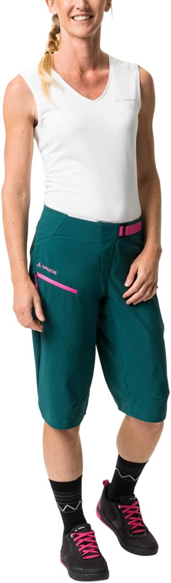 VAUDE Damen Moab Pro Radhose kurz Bike Shorts 38 Mallard Green, 38 Mallard Green