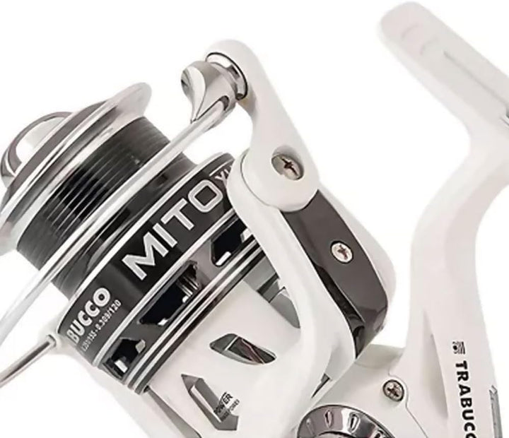 Angelrolle Trabucco Mito XLT – Grössen 1000, 2000, 3000, 4000 – mikrometrische Frontbremse, 5 + 1 Ku