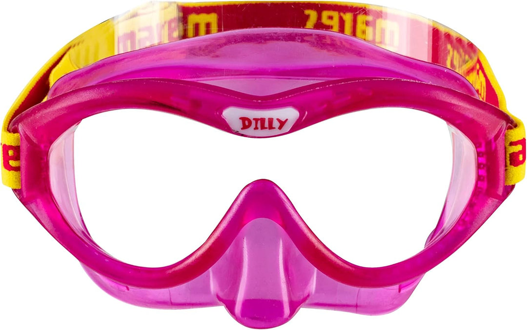 Mares Jungen Dilly Combo Schnorchelmaske Einheitsgrösse Rosa/Gelb, Einheitsgrösse Rosa/Gelb