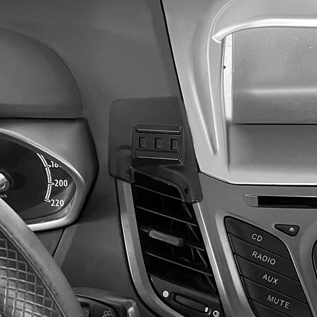 HIGH FLYING für Fiesta MK7 2009-2016 Handyhalterung, Nur für den vertikalen Gebrauch (Kohlefaserkorn