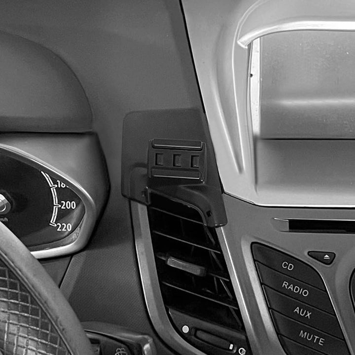 HIGH FLYING für Fiesta MK7 2009-2016 Handyhalterung, Nur für den vertikalen Gebrauch (Kohlefaserkorn