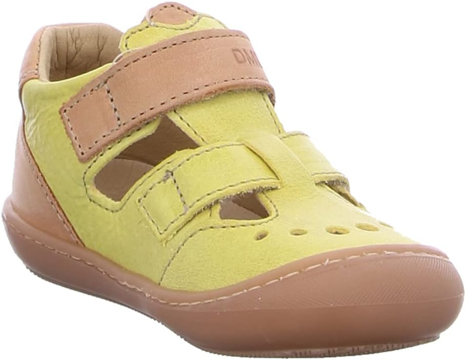 Däumling Mädchen Sven Sneaker 20 EU Schmal Chalk Lemon, 20 EU Schmal Chalk Lemon