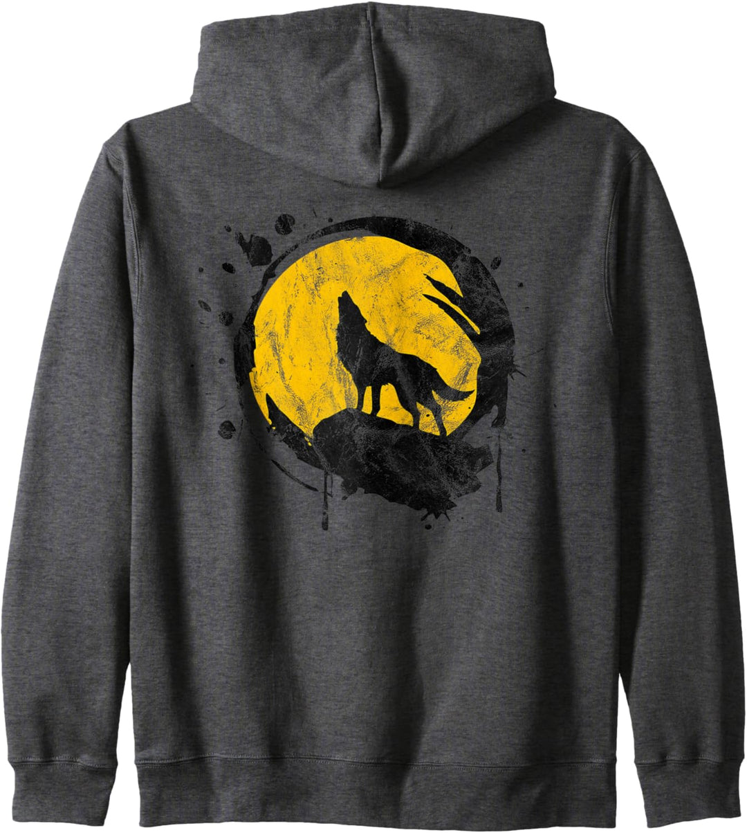 Heulender Wolf, Vollmond, Silhouette, Mond, Kraft, Tier, Kapuzenjacke