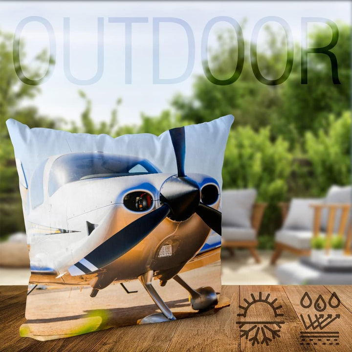 VOID Sportflugzeug Kissenbezug Kissenhülle Sofakissen Kissen Deko Outdoor-Kissen Dekokissen, Kissen