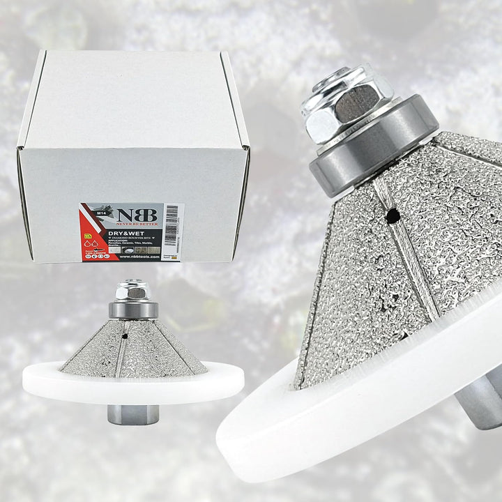 NBB Diamant-Profilscheibe Diamantfräser Fräsbohrer Trennreibahle Profilierungs-Bit für Porzellan Fli