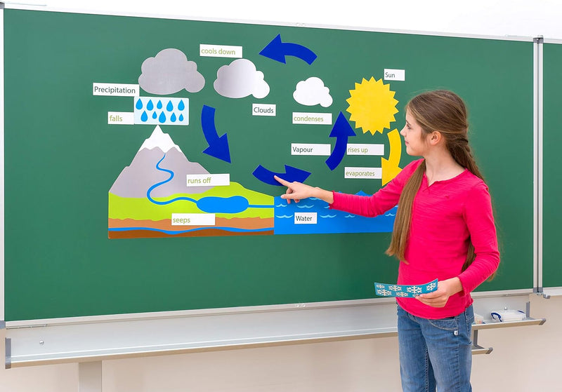 Betzold - Magnetischer Wasserkreislauf - Tafelmaterial Naturkunde-Unterricht Nocolor, Nocolor