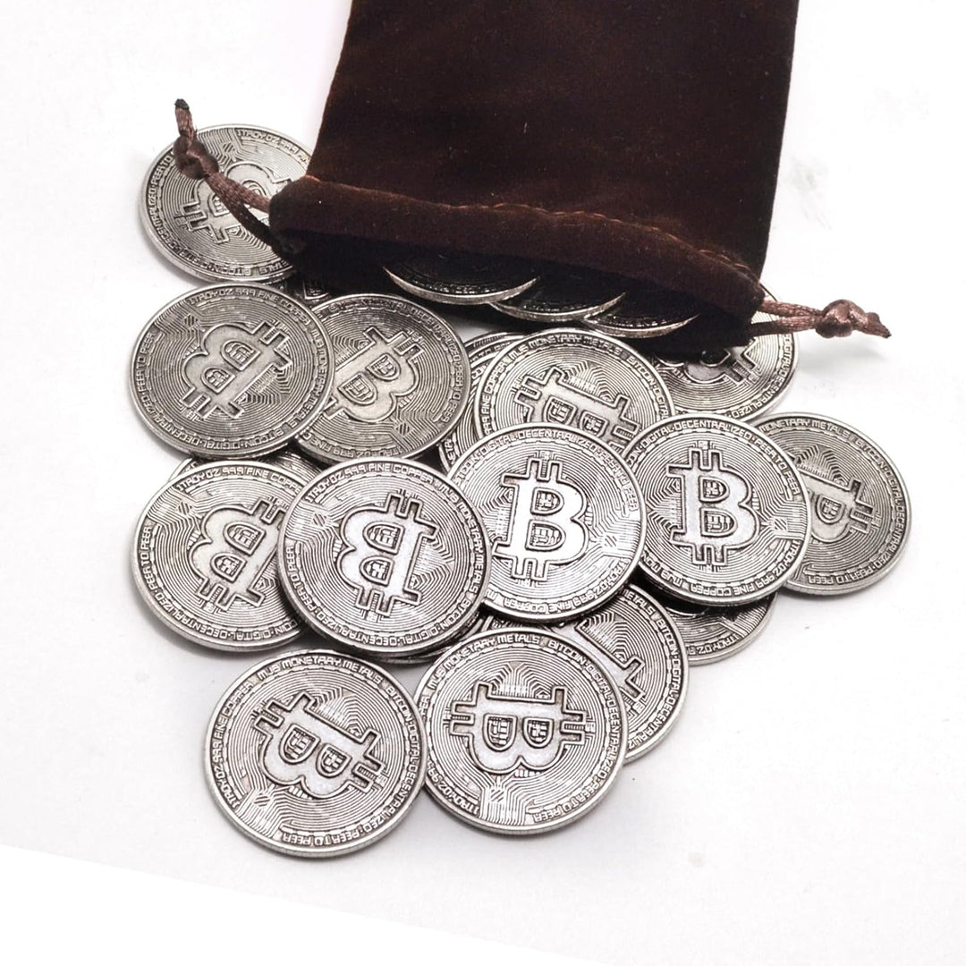 Piraten Münzen Zubehör,Goldmünzen-Set, Metall Goldtaler Deko Dublonen für DND Brettspiele, Cosplay,