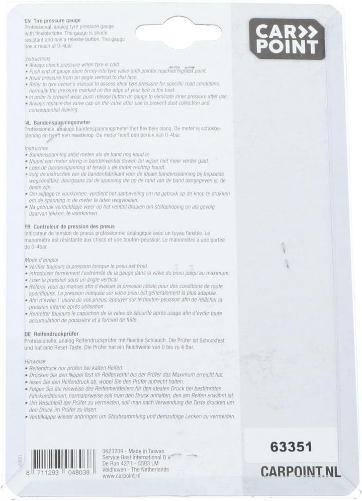 Carpoint 0623209 Reifendruckprüfer Hafner
