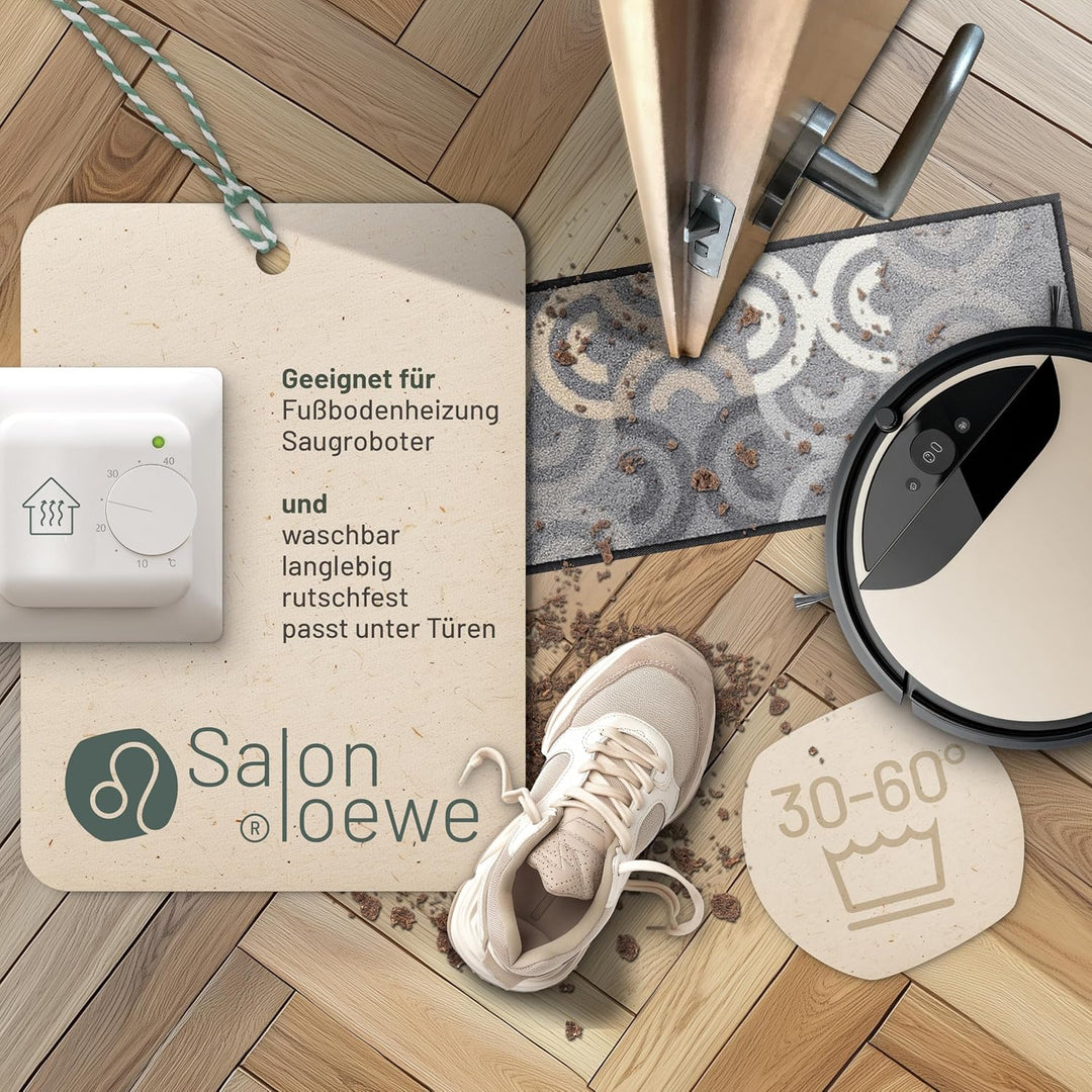 Salonloewe Fussmatte & Eingangsmatte Borrby City-chic in 30x100 cm - Schmutzfangmatte & Fussabtreter