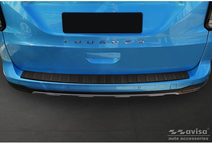 Avisa Matt-Schwarz Edelstahl Heckstossstangenschutz kompatibel mit Ford Tourneo Connect III 2022- 'R