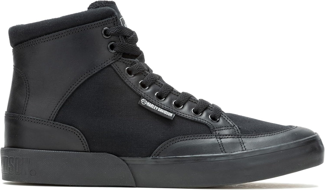 Harley-Davidson Unisex RosemontSneaker 34/35 EU Schwarz, 34/35 EU Schwarz