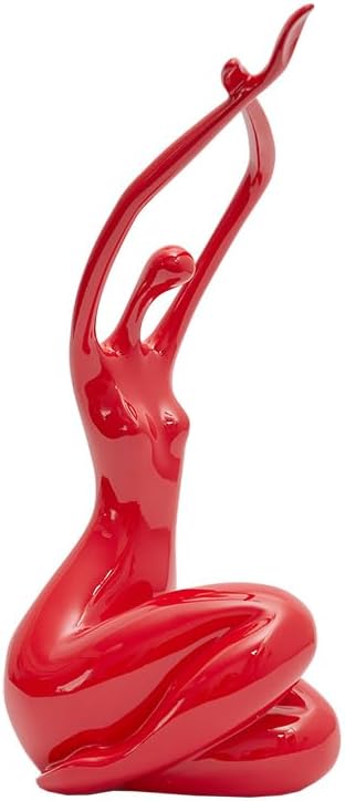 HAUCOZE Frau Figuren Skulptur Yoga Mädchen Dekor Modern Geschenk 33cm | Modern, Ballerina Statue, Fü