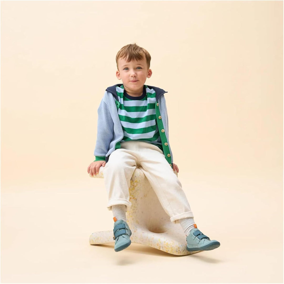 Affenzahn Barfussschuh Knit Happy mit Klettverschluss, Vegan, rutschfest, Flexibel, Reflektierend, b