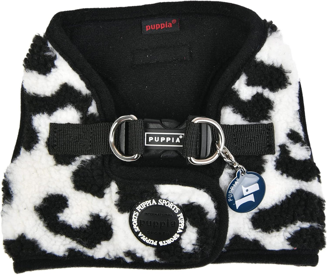 Puppia Brustgeschirr für kleine und mittelgrosse Hunde - Serval Harness B - verstellbar und komforta