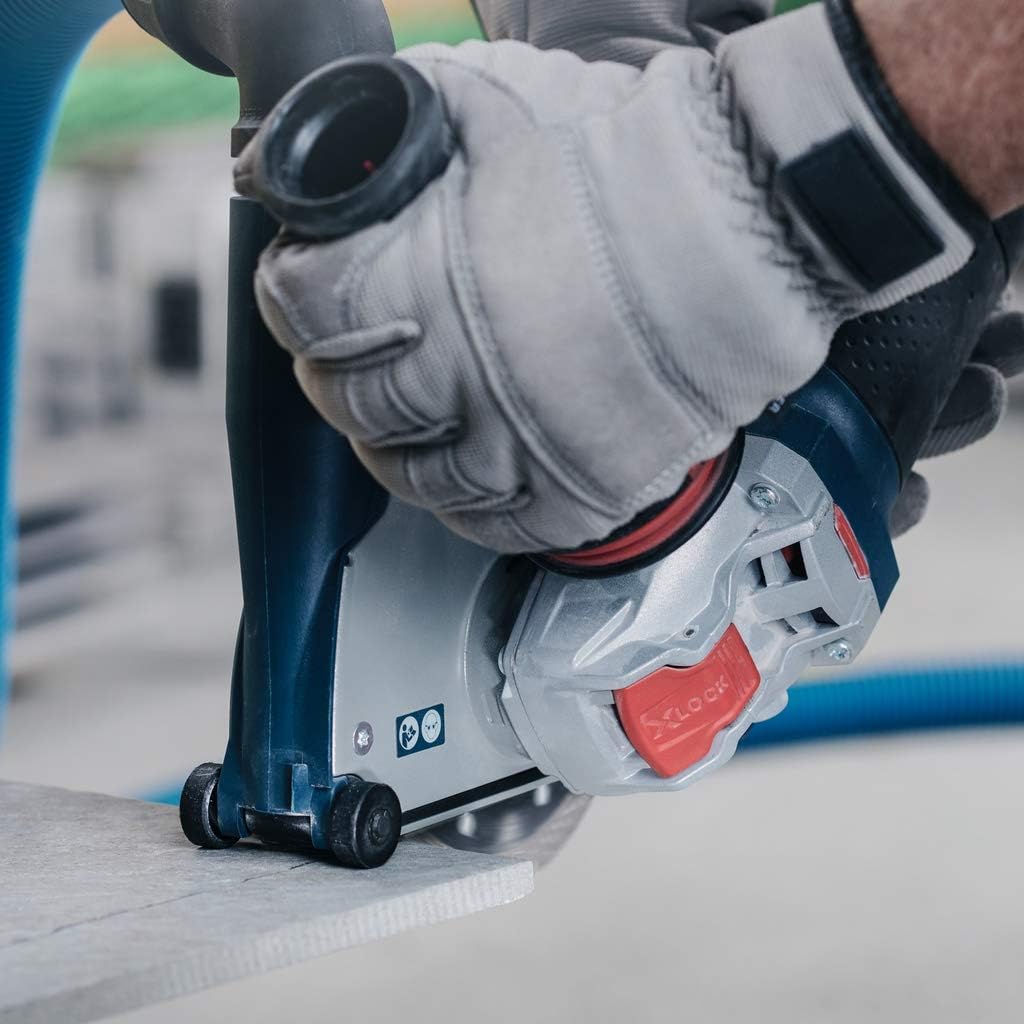 Bosch Professional Winkelschleifer GWX 9-125 S mit X-LOCK (Scheiben-Ø: 125mm, Leistung 900 Watt, ink