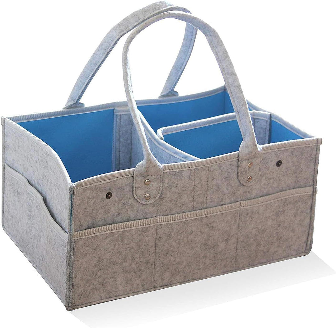 AEESRRU Baby Windel Caddy Organizer Korb tragbar Storage Bin gross Kindergarten Tasche mit Wechselba