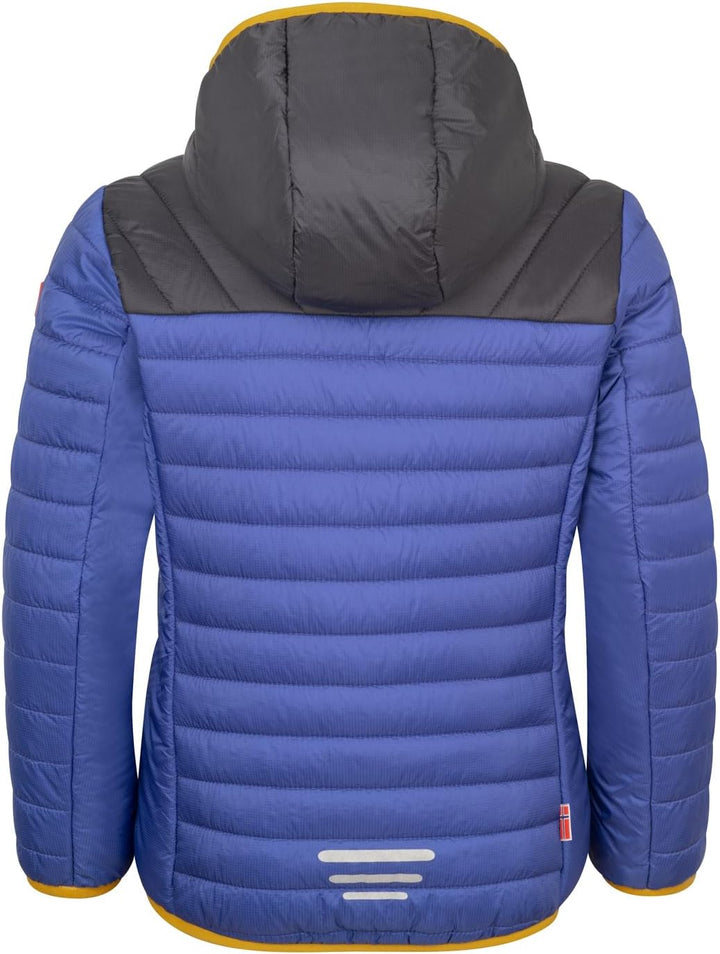 Trollkids Kids Eikefjord Jacket Glow Blue 92, Glow Blue 92