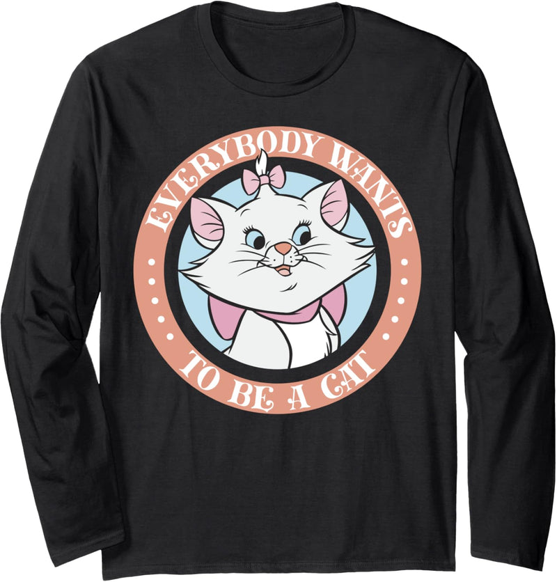 Disney The Aristocats Everybody Wants To Be A Cat Langarmshirt