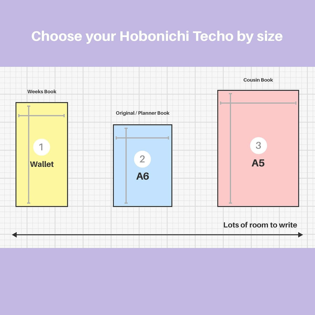 Hobonichi Techo 2026 Day-Free Book – A6, Japanese, Monthly, January start, Monday start