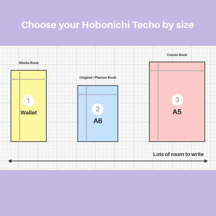 Hobonichi Techo 2026 Day-Free Book – A6, Japanese, Monthly, January start, Monday start