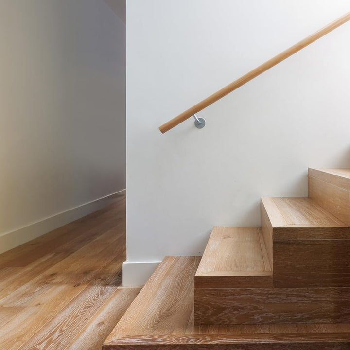 Buche Holz Handlauf Treppengeländer Geländer für Treppe Treppe Wandhandlauf Wand Treppe seitliche Mo
