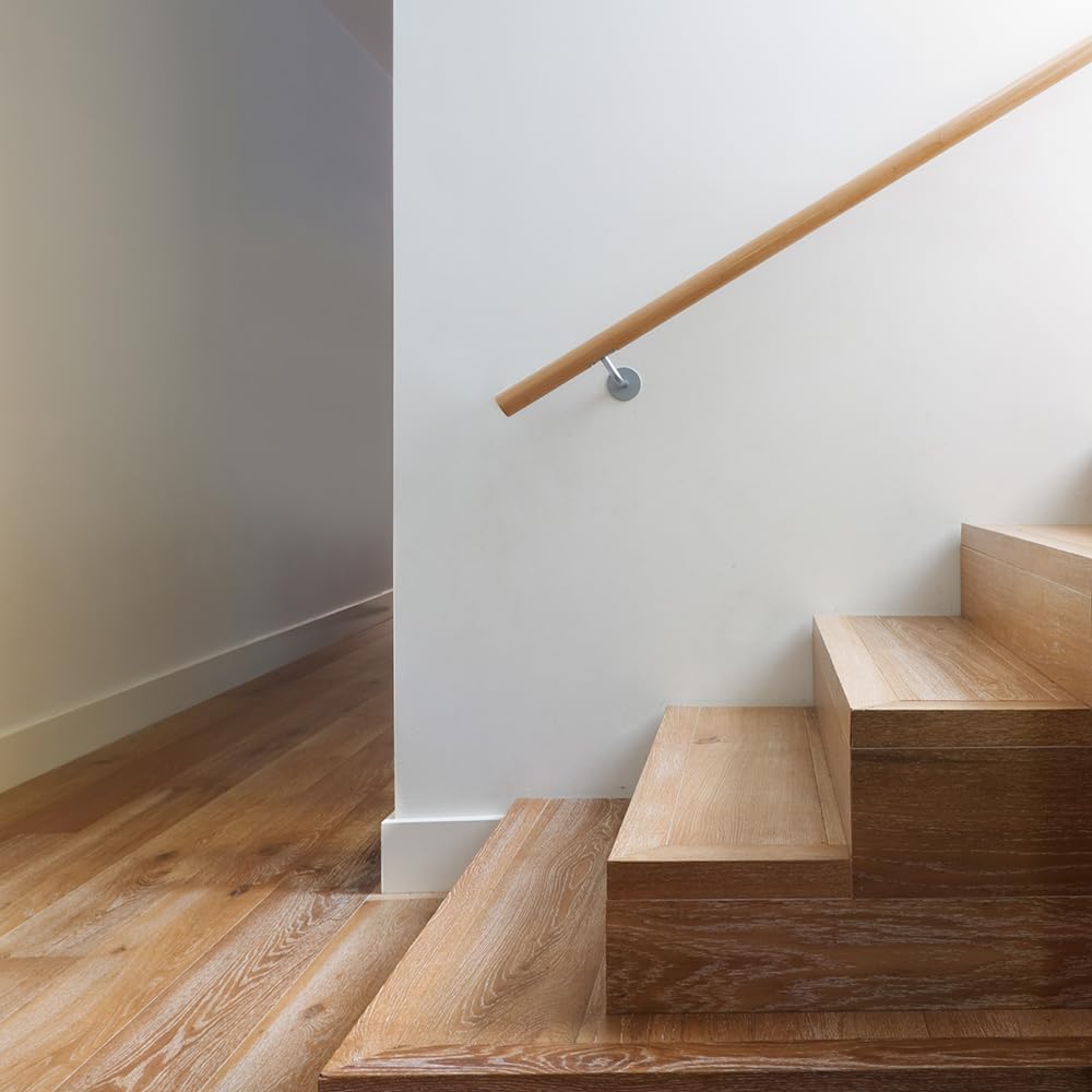 Buche Holz Handlauf Treppengeländer Geländer für Treppe Treppe Wandhandlauf Wand Treppe seitliche Mo