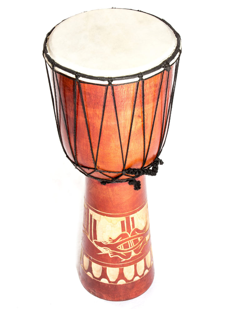 70cm Djembe Trommel Bongo Holztrommel Drum Darbuka Guter Klang Gecko