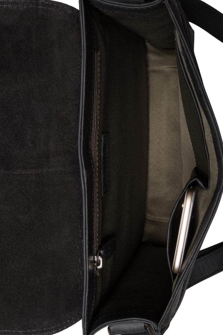 LEABAGS London Leder Umhängetasche – Vintage Messenger Bag aus Echtleder für Damen & Herren – Kleine