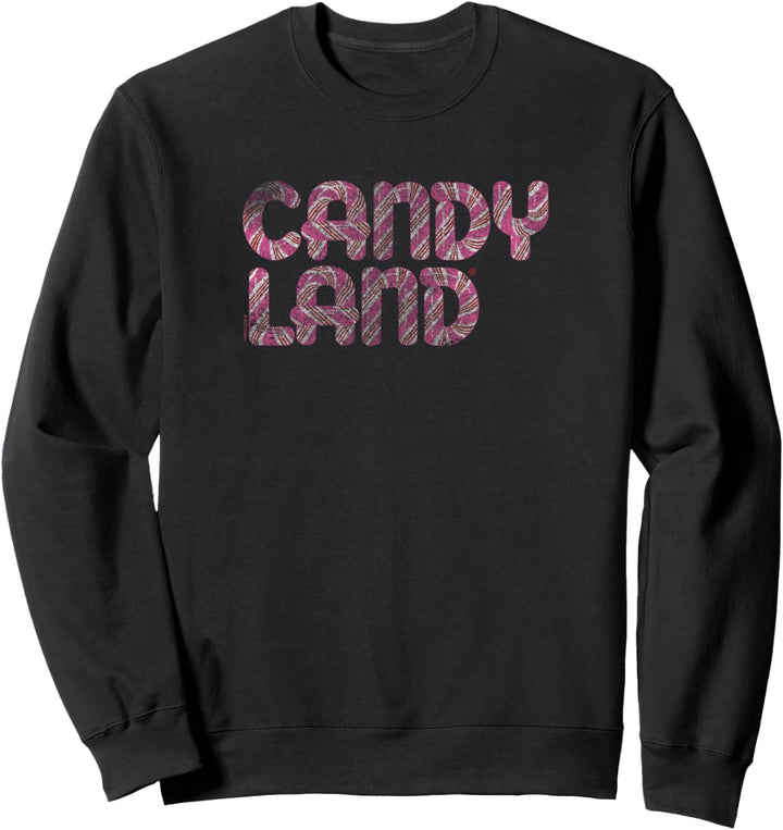 Candy Land Distressed Logo Stacked Sweatshirt